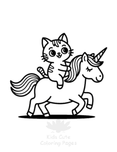 Printable Tiny Cats coloring sheet for preschoolers
