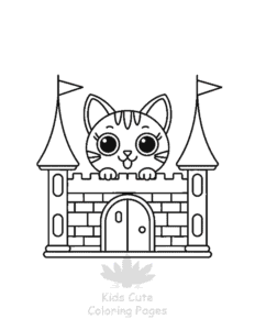 Free printable Tiny Cats coloring page for kids