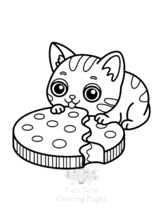 Tiny Cats coloring page for boys, printable at home
