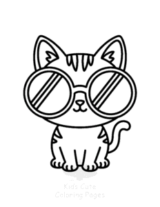 Free Tiny Cats coloring pages to print at home