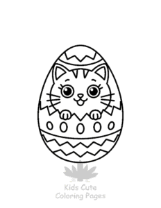 Simple Tiny Cats coloring page for toddlers