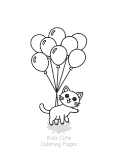 Free Tiny Cats coloring pages to print at home