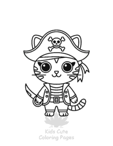 Tiny Cats coloring page for girls, free to print