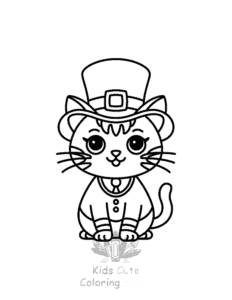 Tiny Cats coloring page for boys, printable at home