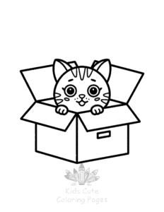 Free Tiny Cats coloring pages to print at home