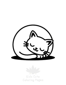 Free printable Tiny Cats coloring page for kids