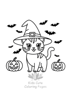 Free printable Tiny Cats coloring page for kids