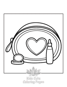 Travel Girly coloring page for girls, free to print
