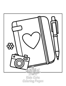 Free printable Travel Girly coloring page for kids