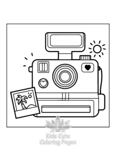 Travel Girly coloring page for girls, free to print