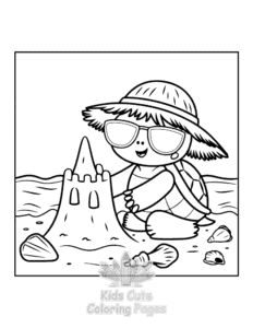 Free Turtle coloring pages to print at home