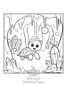 Free Turtle coloring pages to print at home