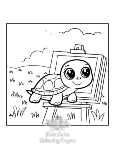 Free Turtle coloring pages to print at home