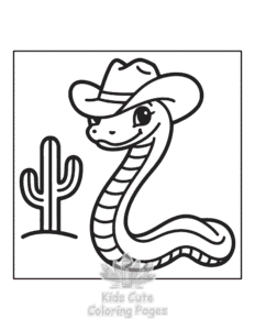 Free printable Wild West coloring page for kids