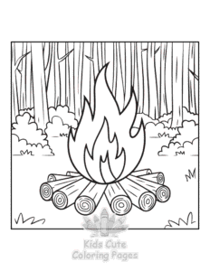 Simple Wild West coloring page for toddlers