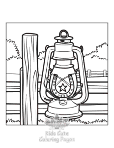 Wild West coloring page for boys, printable at home