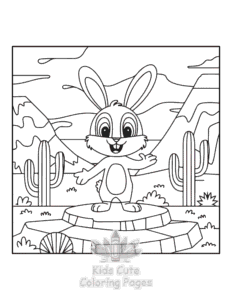 Wild West coloring page for boys, printable at home