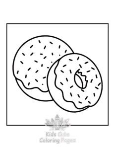 Printable Winter coloring sheet for preschoolers