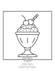 Winter coloring page for girls, free to print