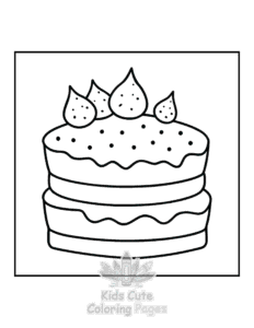 Printable Winter coloring sheet for preschoolers