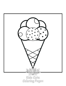Winter coloring page for girls, free to print