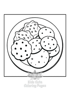 Winter coloring page for classroom activities