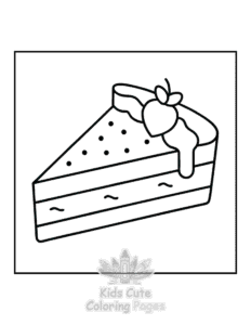 Printable Winter coloring sheet for preschoolers