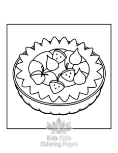 Winter coloring page for boys, printable at home