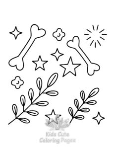 Free printable Witchy Vibes coloring page for kids