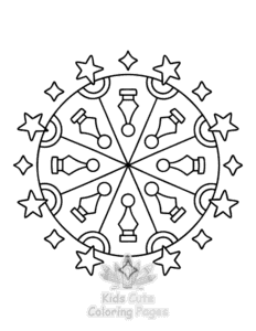 Simple Witchy Vibes coloring page for toddlers