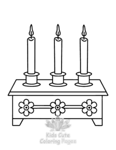 Easy Witchy Vibes coloring sheet for young children