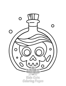 Witchy Vibes coloring page for classroom activities