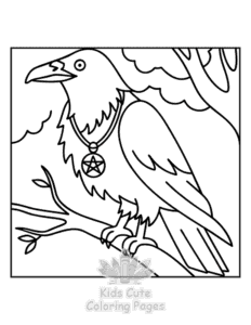 Witchy Vibes coloring page for boys, printable at home