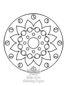 Simple Witchy Vibes coloring page for toddlers