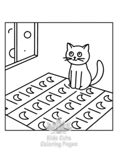Free printable Witchy Vibes coloring page for kids