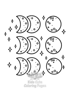 Printable Witchy Vibes coloring sheet for preschoolers