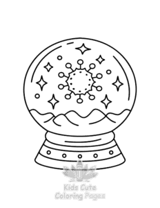 Simple Witchy Vibes coloring page for toddlers