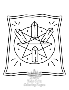 Free Witchy Vibes coloring pages to print at home