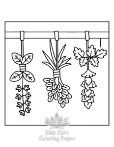 Easy Witchy Vibes coloring sheet for young children