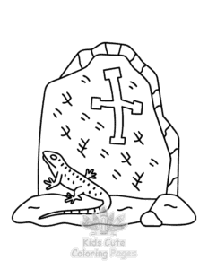 Easy Witchy Vibes coloring sheet for young children