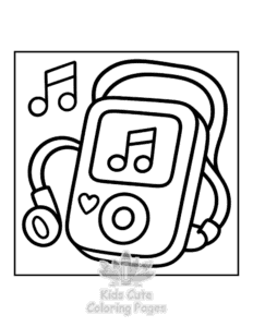 Y2K Retro coloring page for boys, printable at home