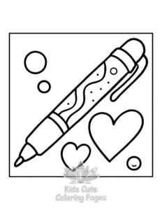 Free printable Y2K Retro coloring page for kids