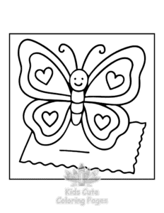 Y2K Retro coloring page for girls, free to print