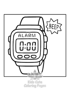 Y2K Retro coloring page for boys, printable at home