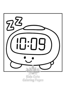 Y2K Retro coloring page for girls, free to print