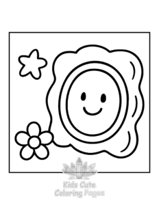 Y2K Retro coloring page for girls, free to print