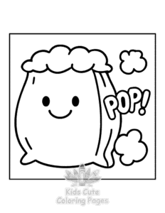 Free printable Y2K Retro coloring page for kids