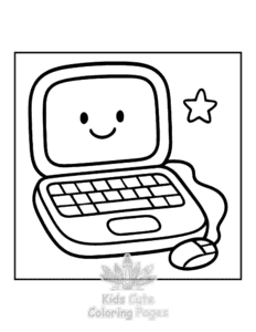 Y2K Retro coloring page for boys, printable at home