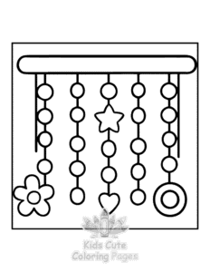 Y2K Retro coloring page for girls, free to print