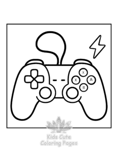Y2K Retro coloring page for boys, printable at home